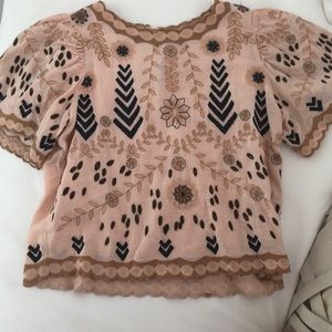 Zara pattern top